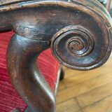 Louis XIII style armchair, 19th century.