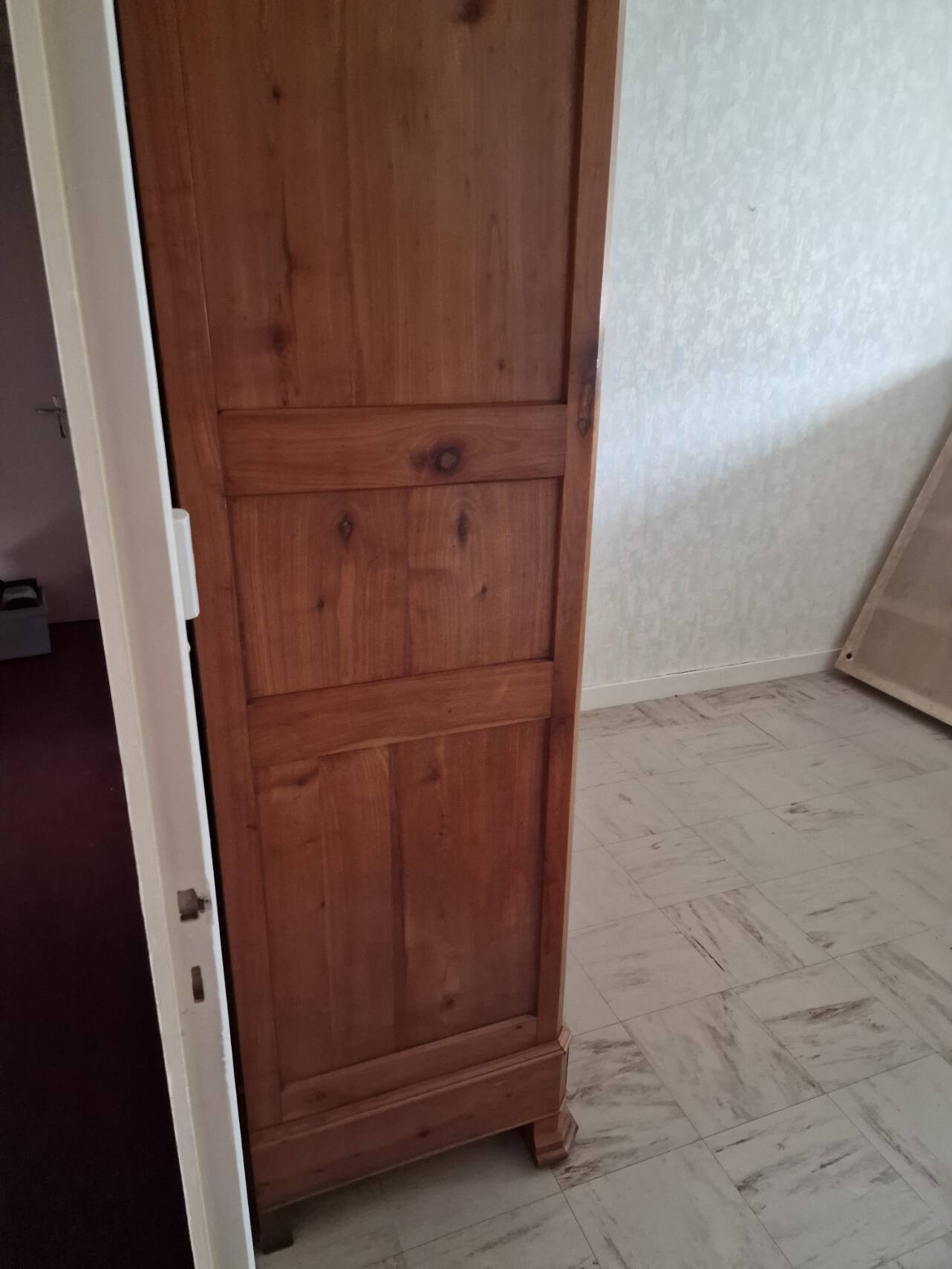 Cherry wood wardrobe