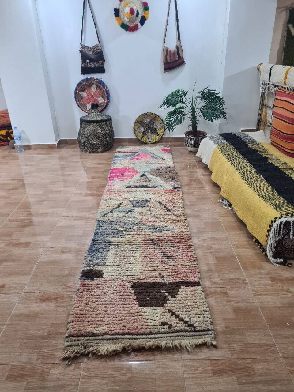 Handmade Berber hallway rug