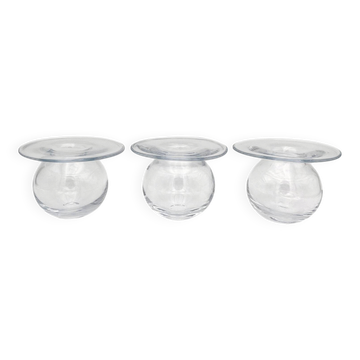 Trio Vases "Saturnus" Nanny Still Riihimäen Lasi Scandinavian Design Fin