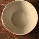 Digoin two-tone glazed vintage stoneware salad bowl