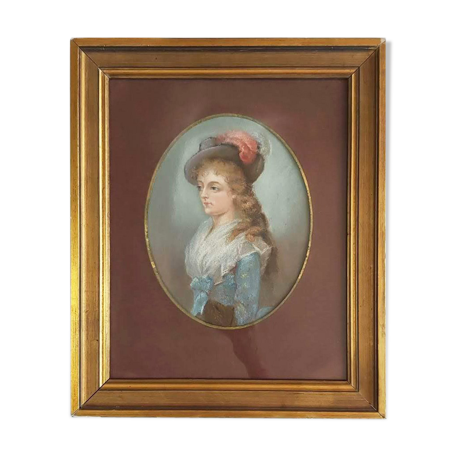 18th century pastel portrait