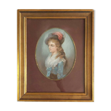 Portrait pastel 18ème siècle
