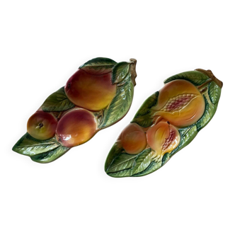 2 ceramic appetizer plates