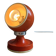 Eyeball Magnet Table Lamp – Orange & Chrome Metal (1970s)