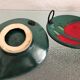 Pair of dishes vintage 50s ceramic
