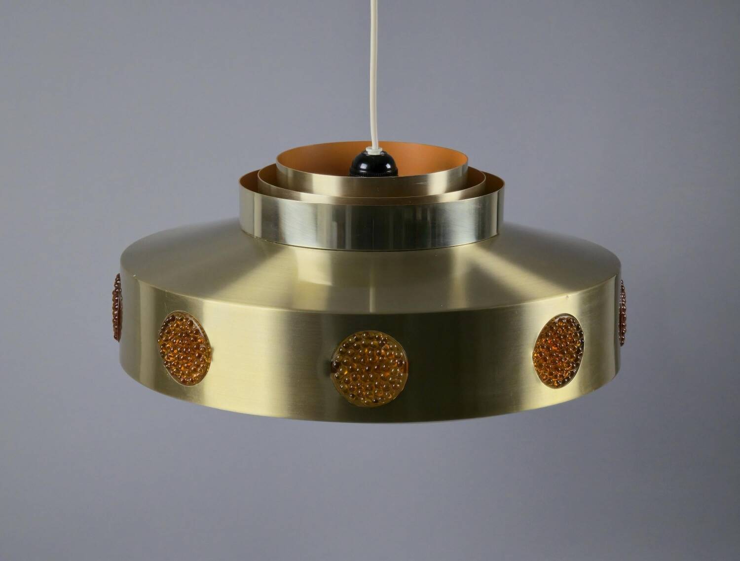 1960s Danish Mid-century Modern Vitrika Pendant Lamp.