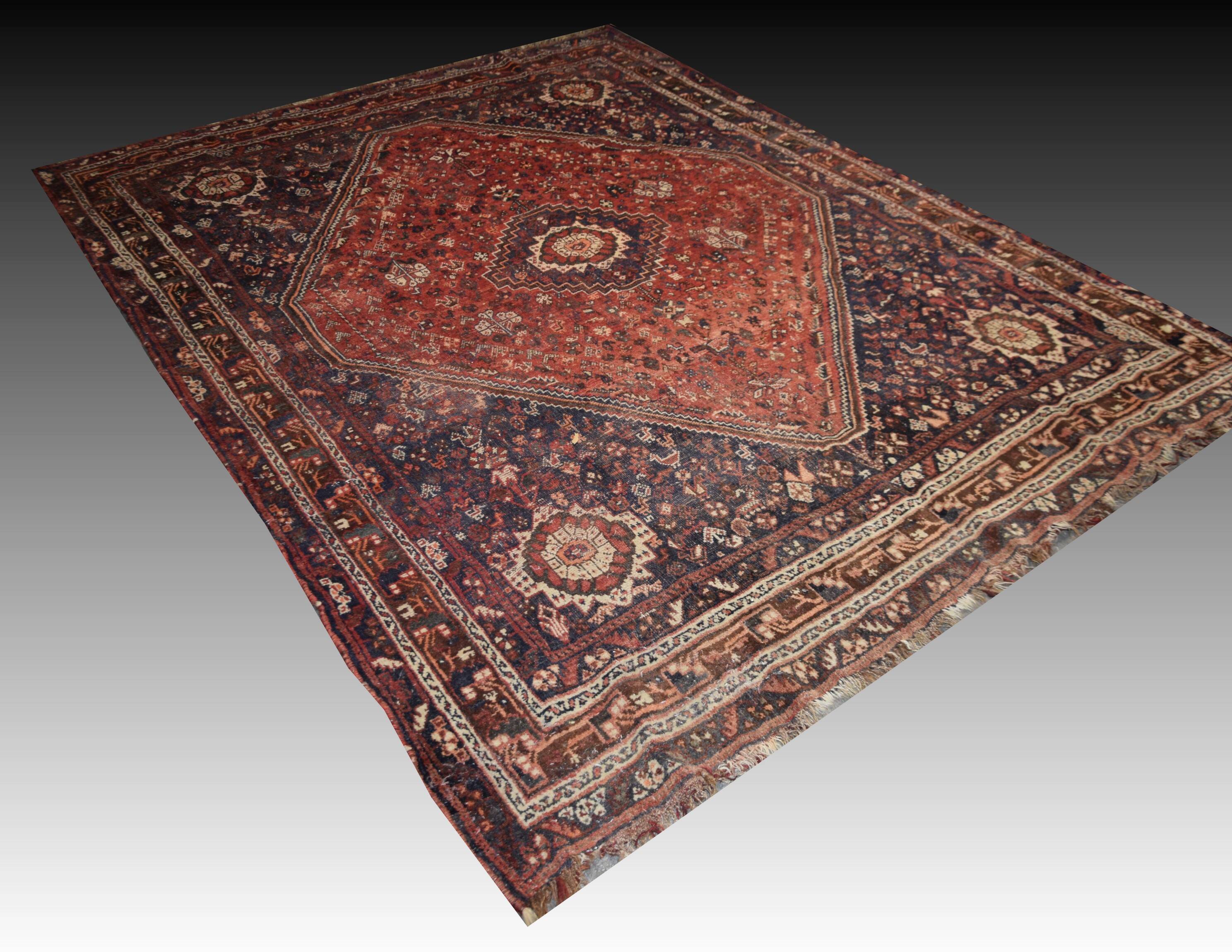 Oriental carpet Iran Shiraz, Gashghaï: 230 x 310 cm