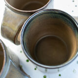 Lot de 5 tasses  Arts Céram en grès