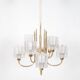 Lustre en Verre Cristal de Peill & Putzler, 1970s