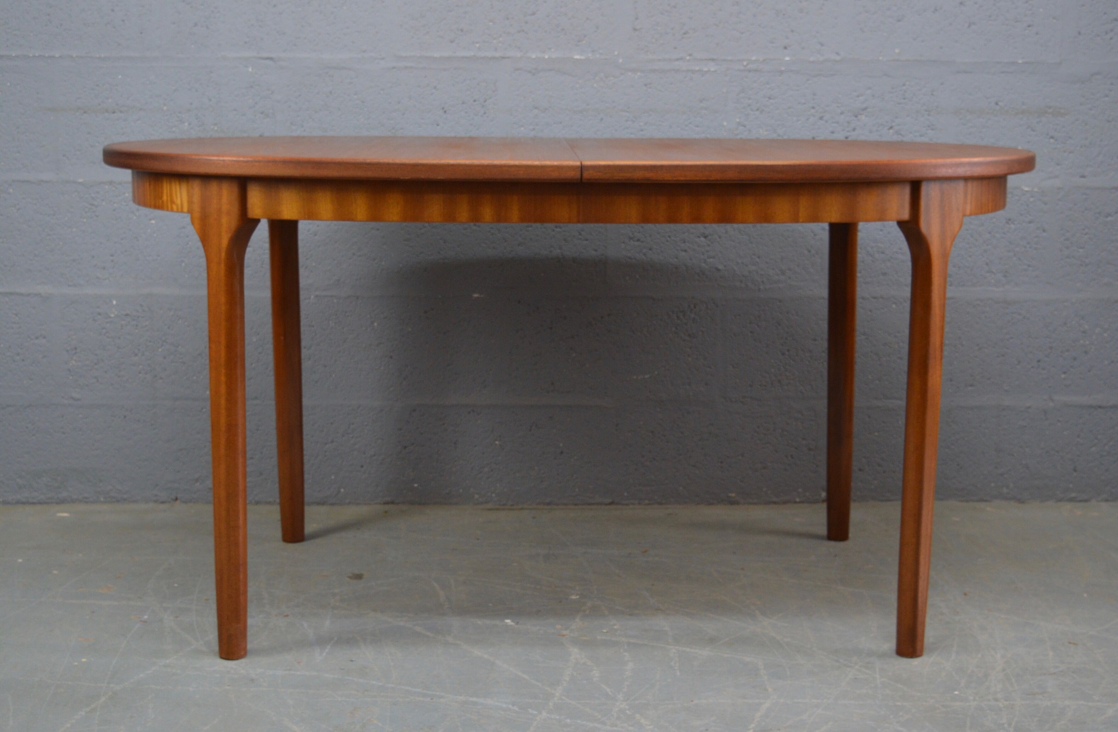 Mid Century Oval Sinning Table by McIntosh