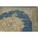 1970s Vintage Turkish Oushak Handmade Wool Cotton Orange Area Rug 205x304