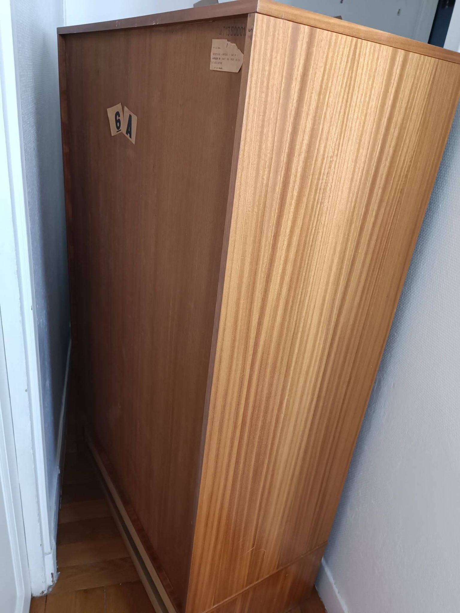 Brissac secretary in satin mahogany – French design from the 1960s.
