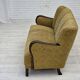 1960s, Danish 3-seater sofa, original condition, wool/cotton fabric.