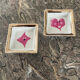 Duo of ashtrays Christian Lacroix in porcelain