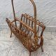 Bamboo magazine rack
