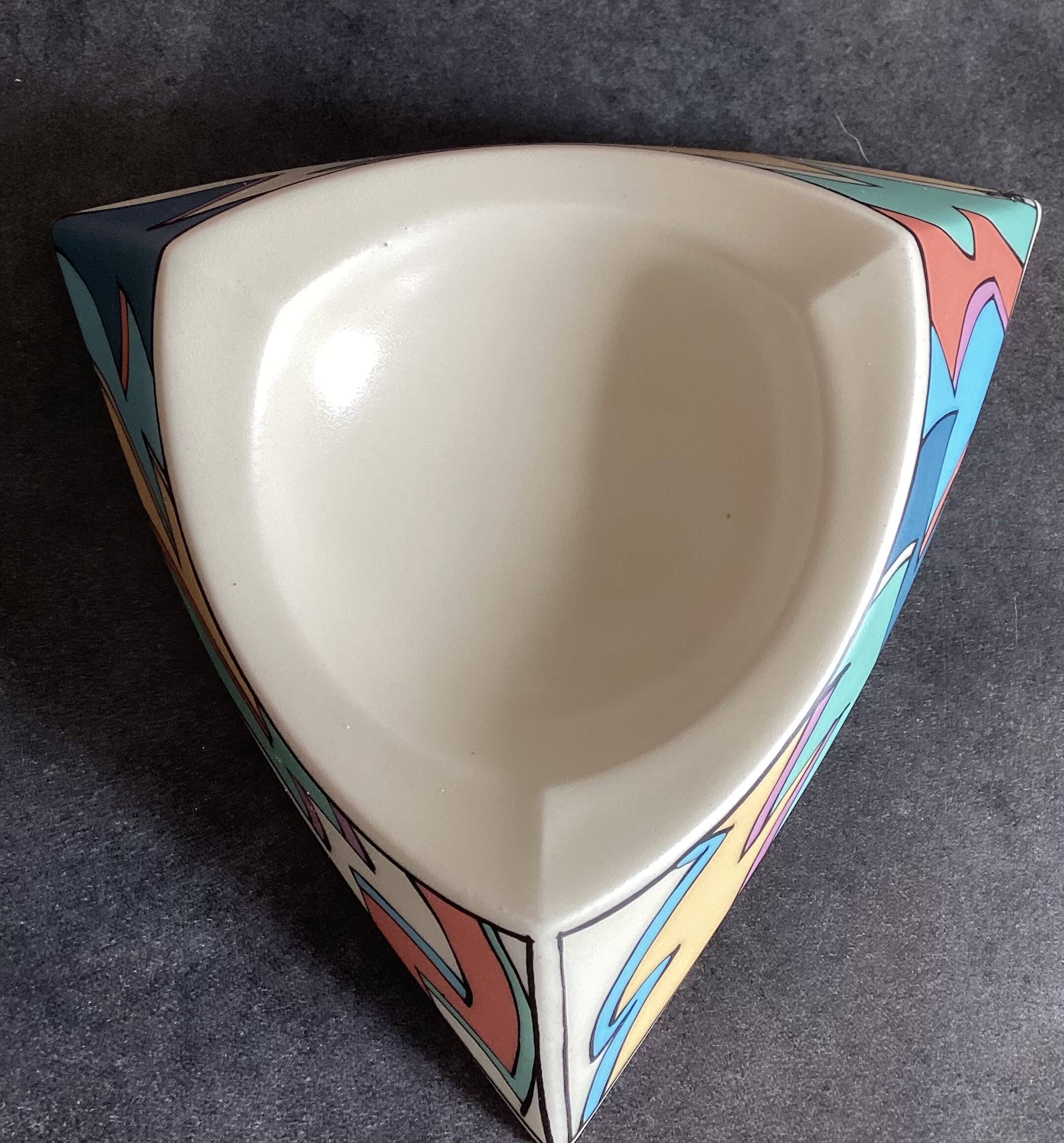 Cendrier / Vide-poches triangulaire Rosenthal Studio Line