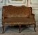 Petite banquette à oreilles de style Louis XV vers 1880