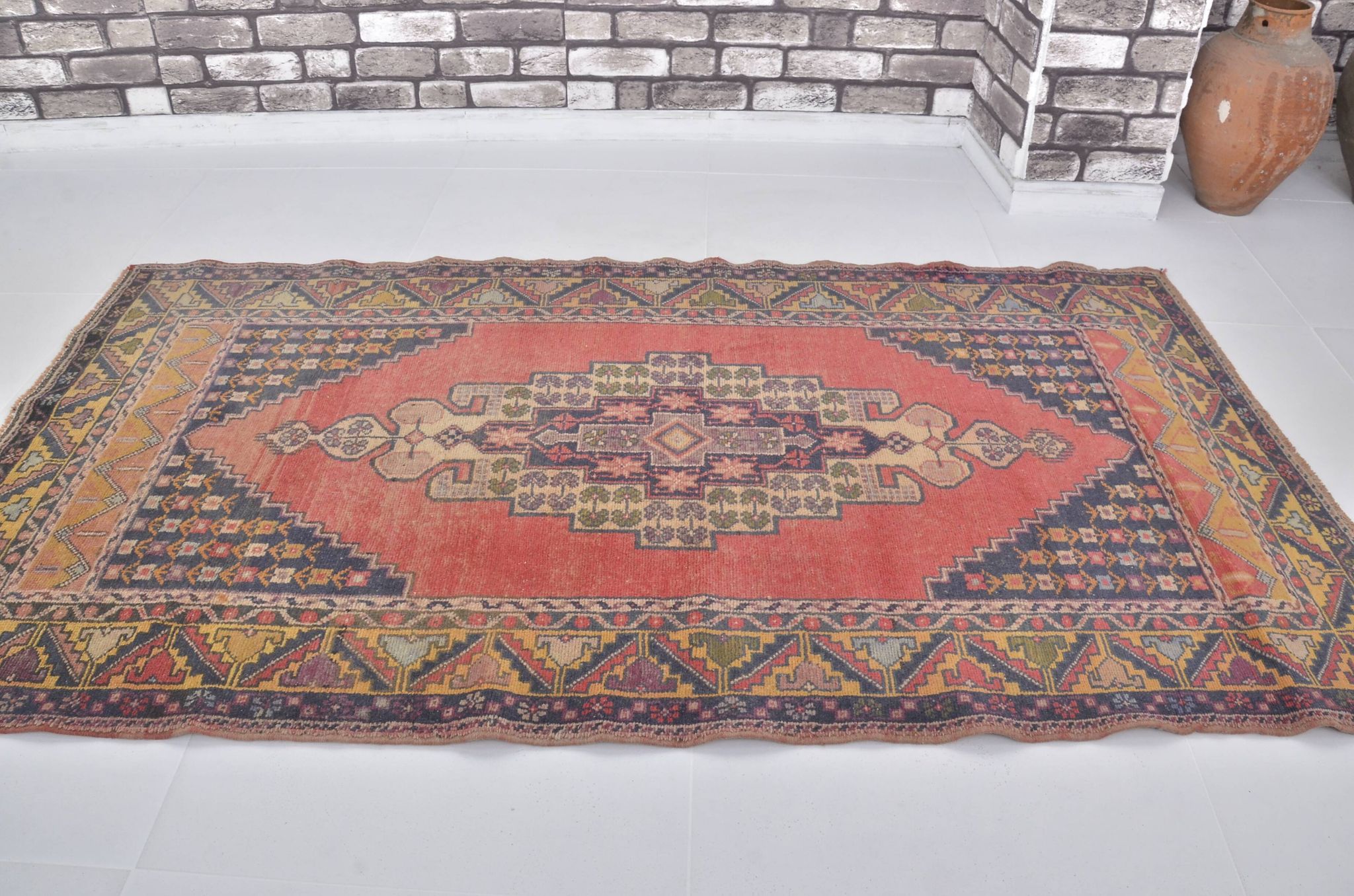 Oushak Anatolian Floral Carpet sku m-69