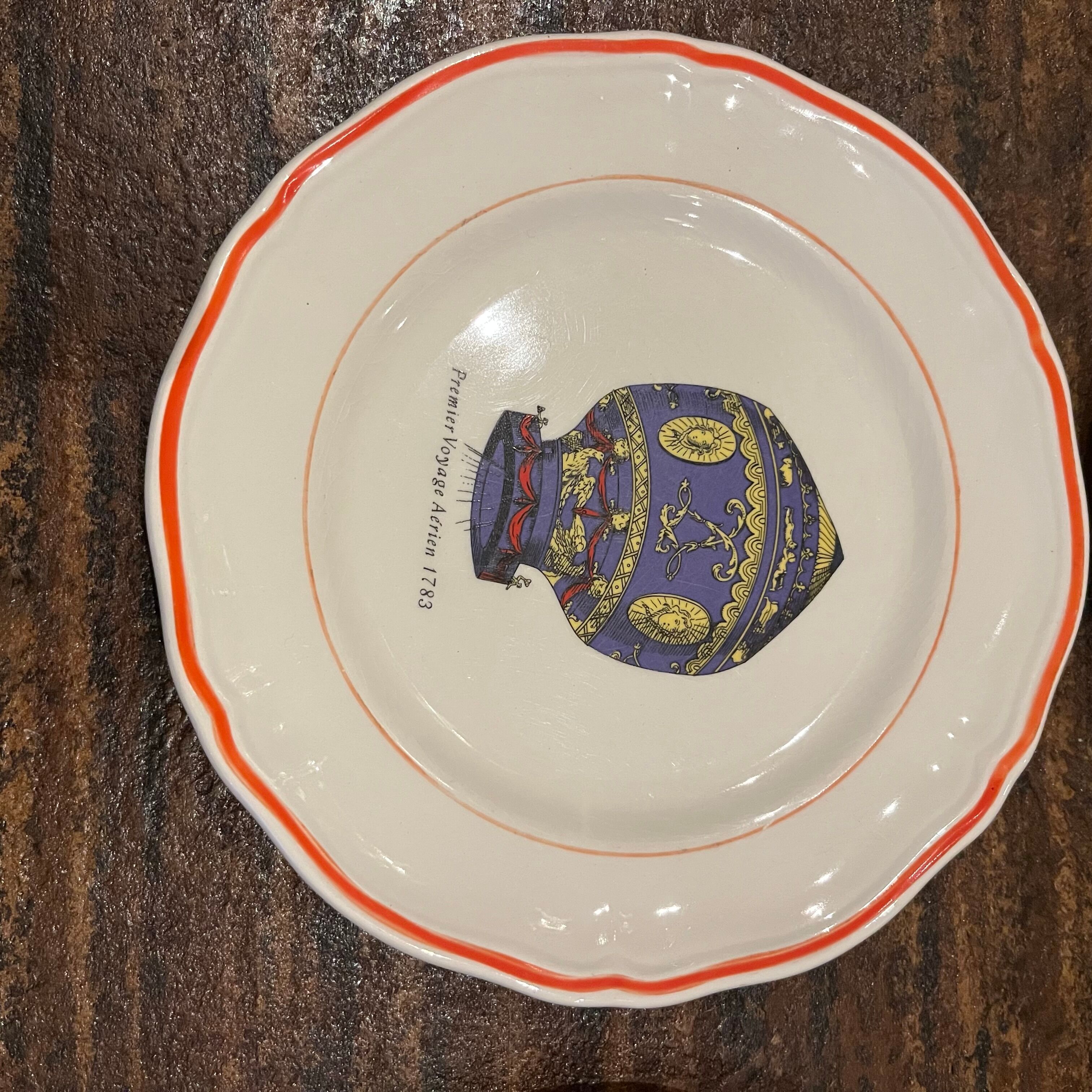 hot air balloon plates