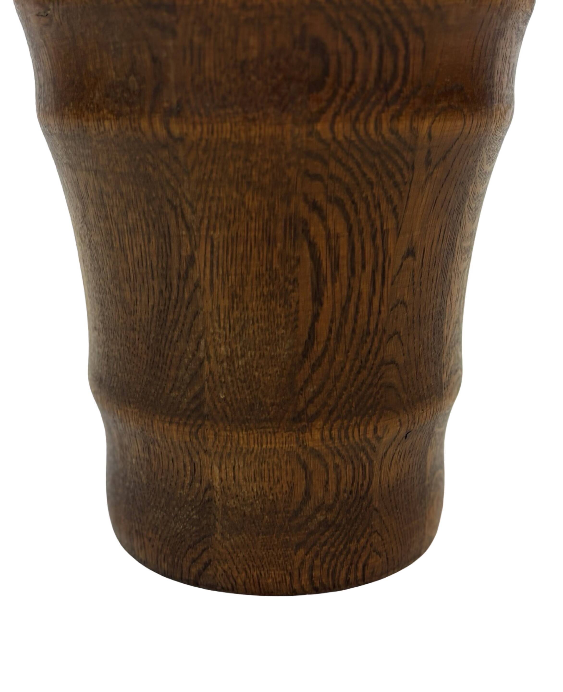 Vintage umbrella holder wooden basket storage 1960 minimalist design