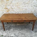 Oak farmhouse table