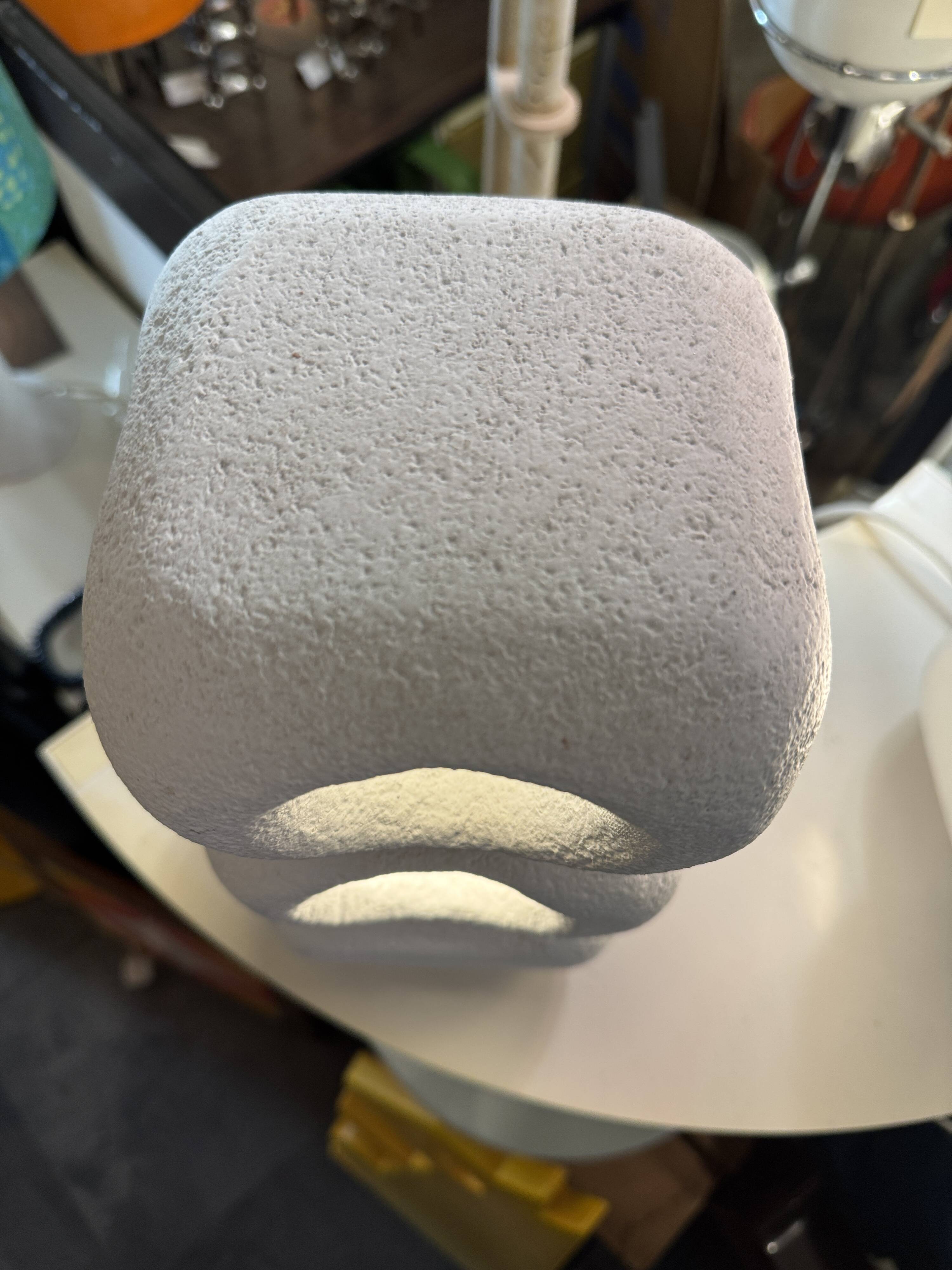 ALBERT TORMOS pebble lamp signed - Sandstone from the Gard - vintage - 60s / 70s