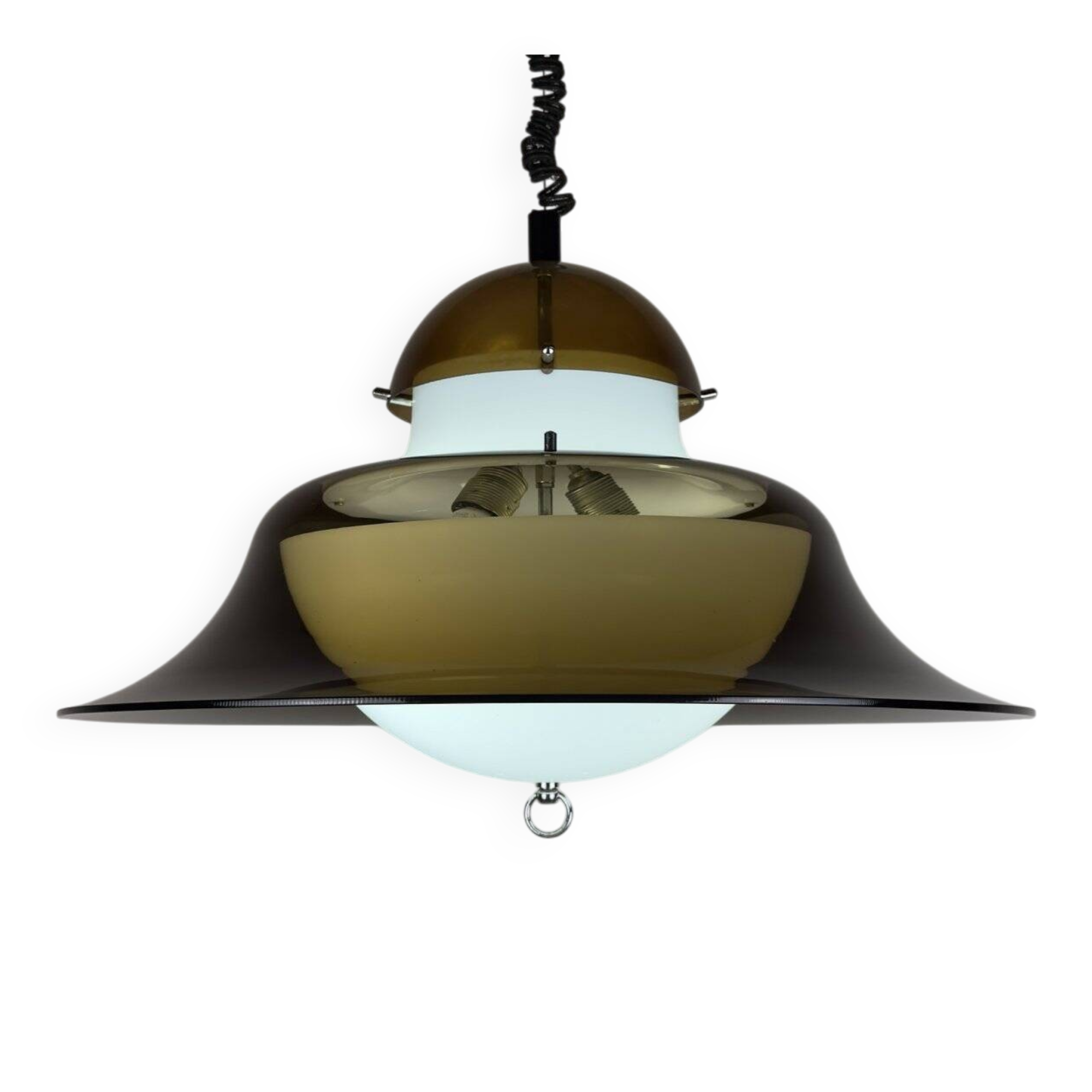 Vintage Suspension Lamp KD14 by Sijaj Hrastnik, Former Yugoslavia, 1960s