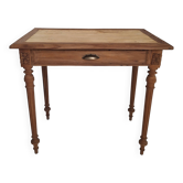 Antique solid wood desk – Late 19th century (1880-1900) – Restored