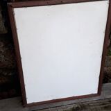 Large vintage screen-printed mirror - Renault 1928 -
