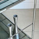 Coffee table / chrome and smoked glass by Max Sauze