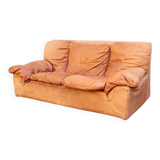 Divano Bonheur in pelle di Titina Ammannati e Giampiero Vitelli per Brunati, anni '70