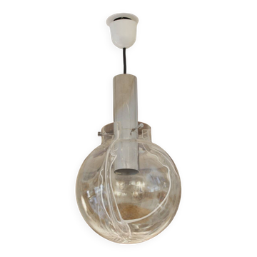 Murano blown glass pendant light 'Membrane' Toni Zuccheri 1960