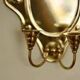 Large wall sconces in baroque style, Swedish, Mid-Century
