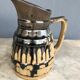 Vintage pitcher enamelled sandstone