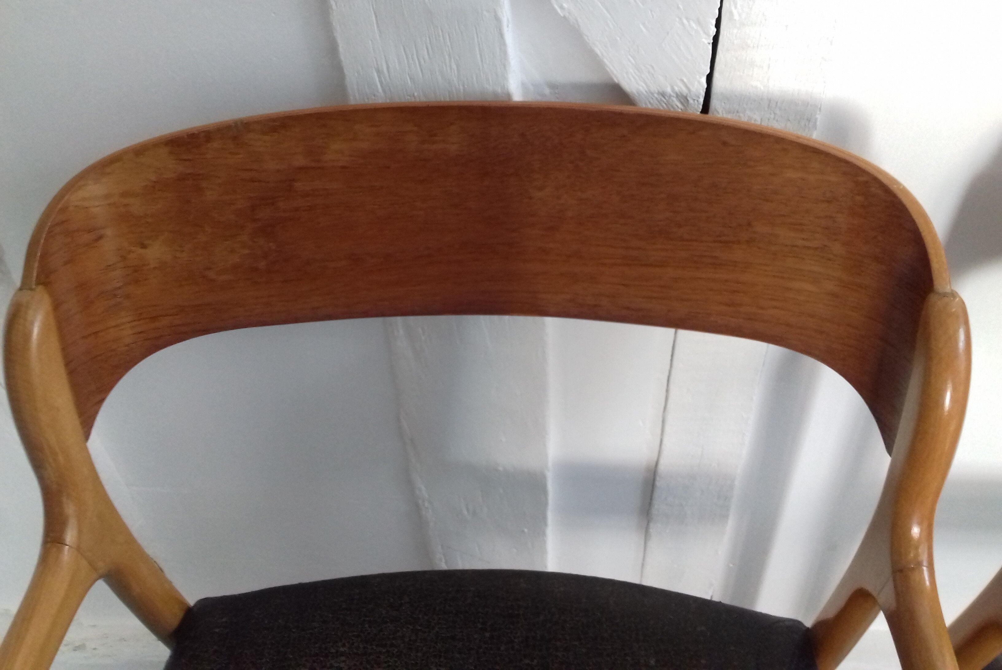 Pair of chairs Baumann sled