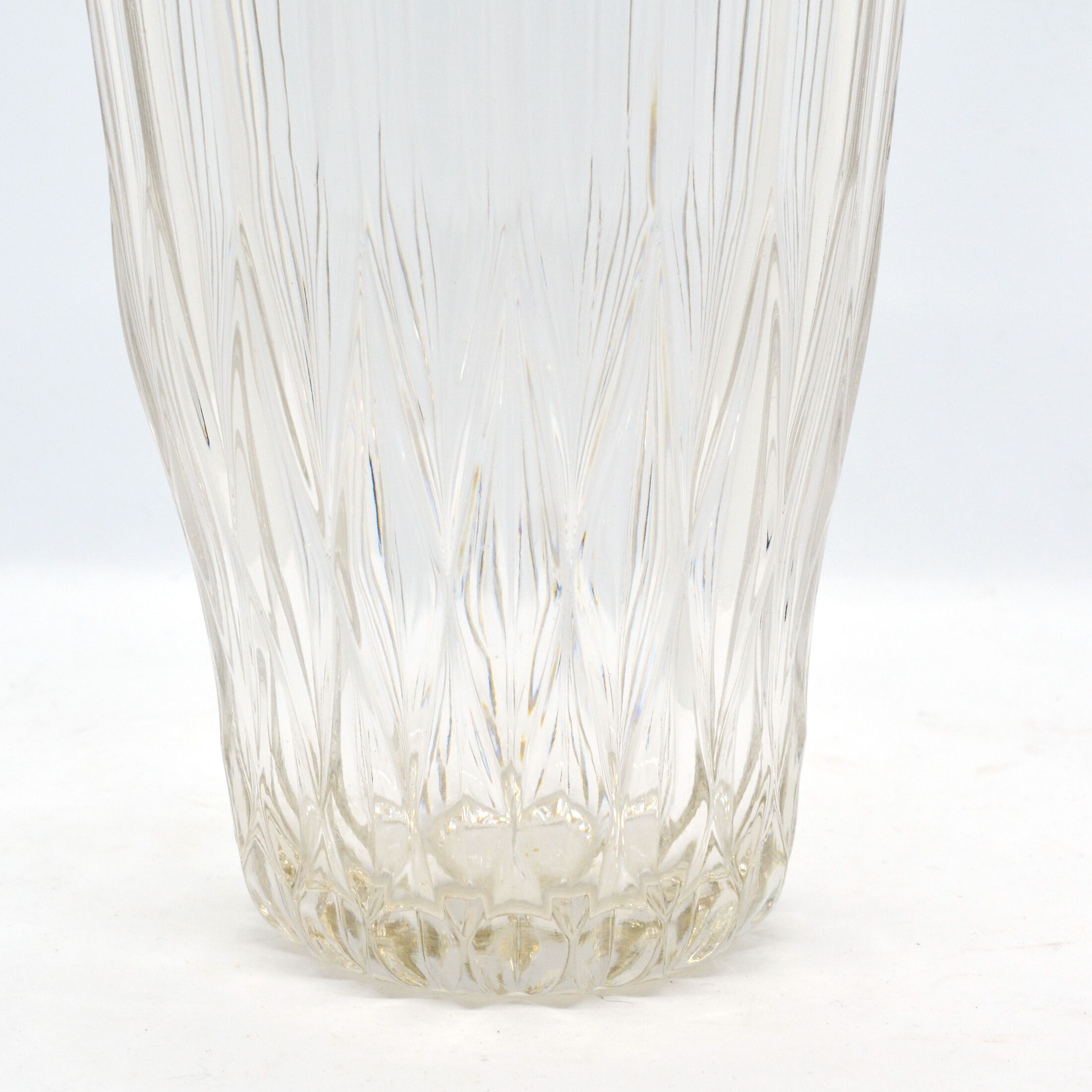 1960s modern glass vase by Jiří Řepásek, Poděbrady Czechoslovakia