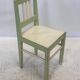Chaise Art Déco vintage, style de design minimaliste, bois "de stijl"