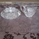 Pitcher and ashtray