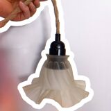 Upcycled vintage pendant light