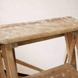 Antique wooden painter's stepladder