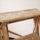 Old wooden painter's step ladder