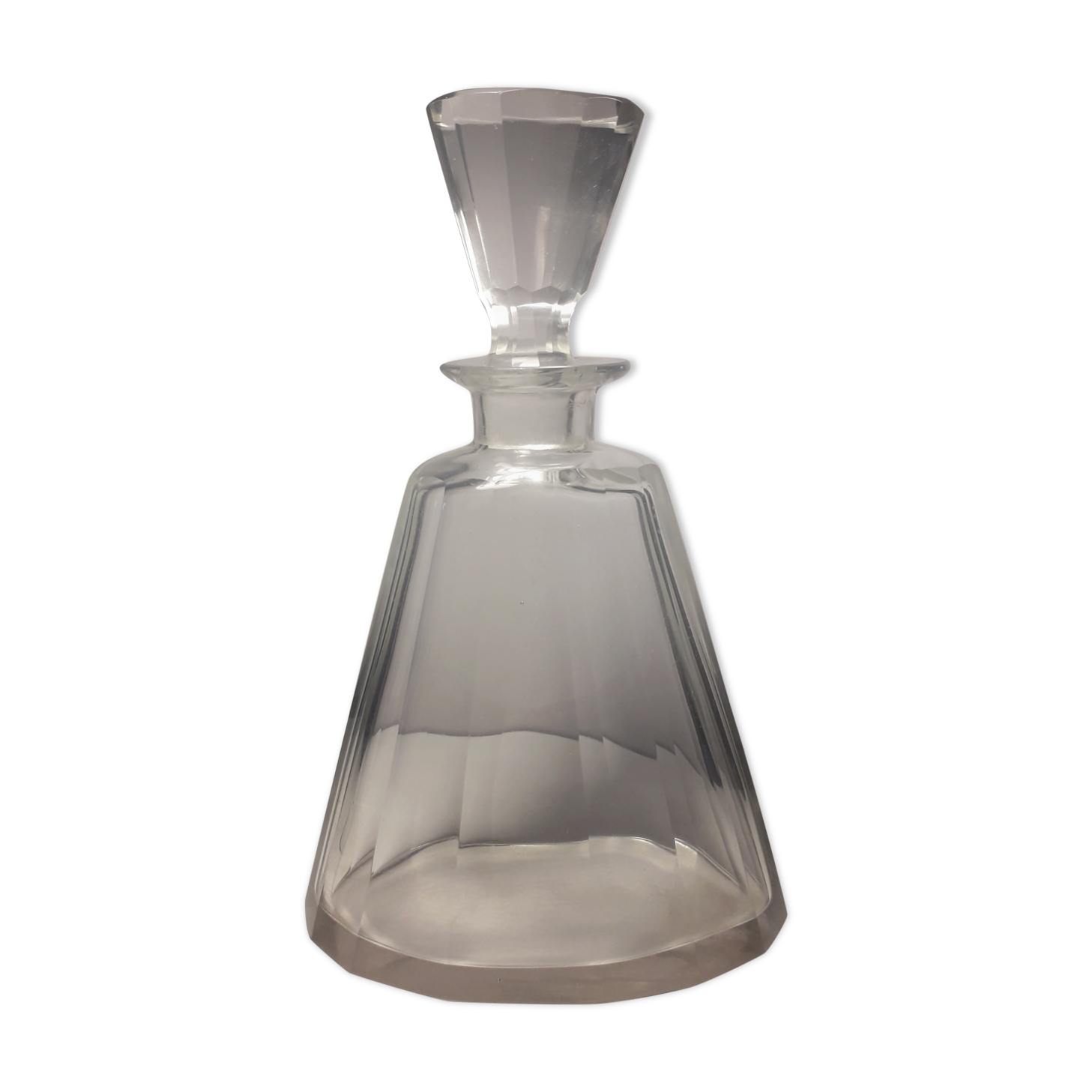 Bohemian glass bottle