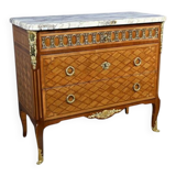 Marquetry commode, Louis XV-Louis XVI Transition style – Early