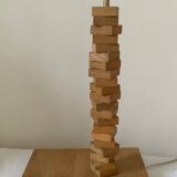 Wooden lamp base