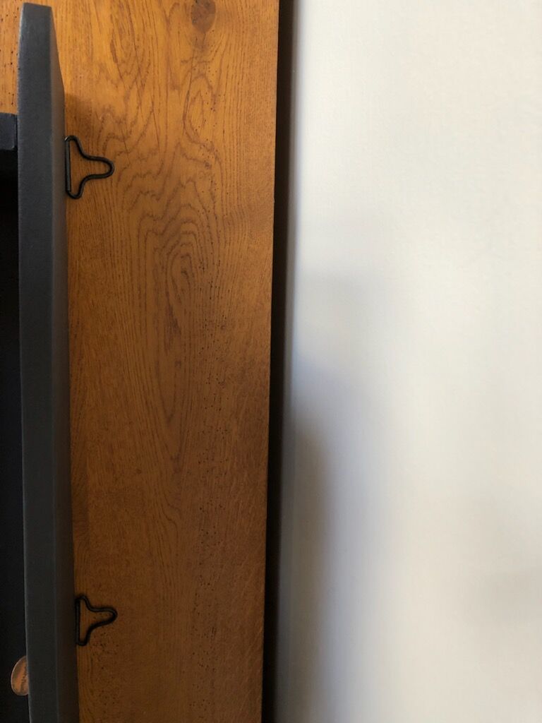 Wall coat rack with mirror