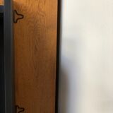 Wall coat rack with mirror