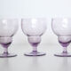 Purple wine glasses x5, art deco, delicate, antique, ancient