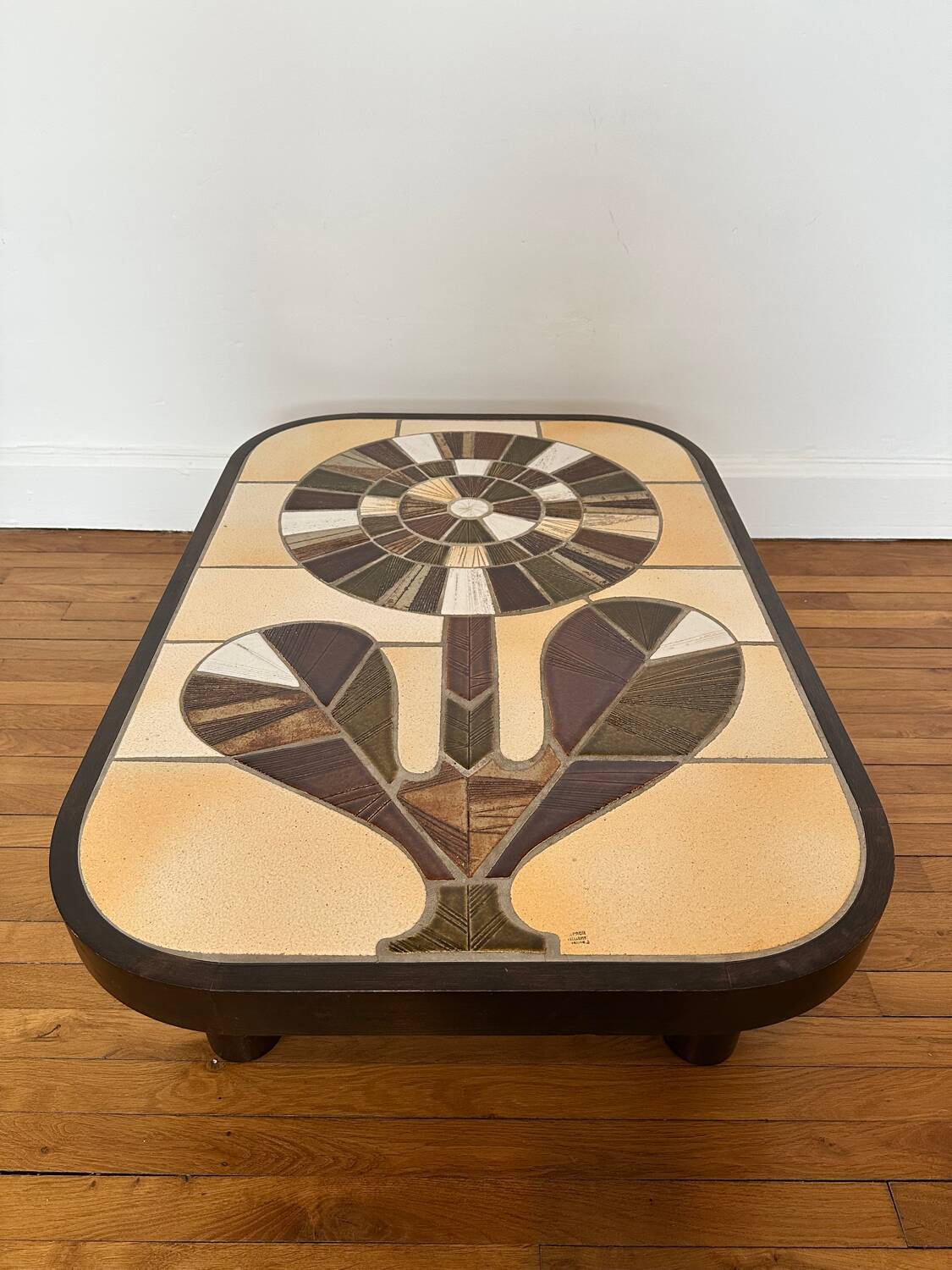 Roger Capron vintage ceramic coffee table