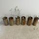 6 stoneware vases